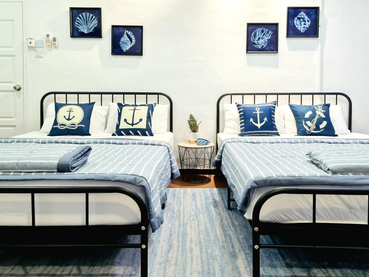 527 Beachhouse L 5 Bedroom With Swimming Pool - 3Min Walk To The Beach Tanjung Bungah  Bagian luar foto