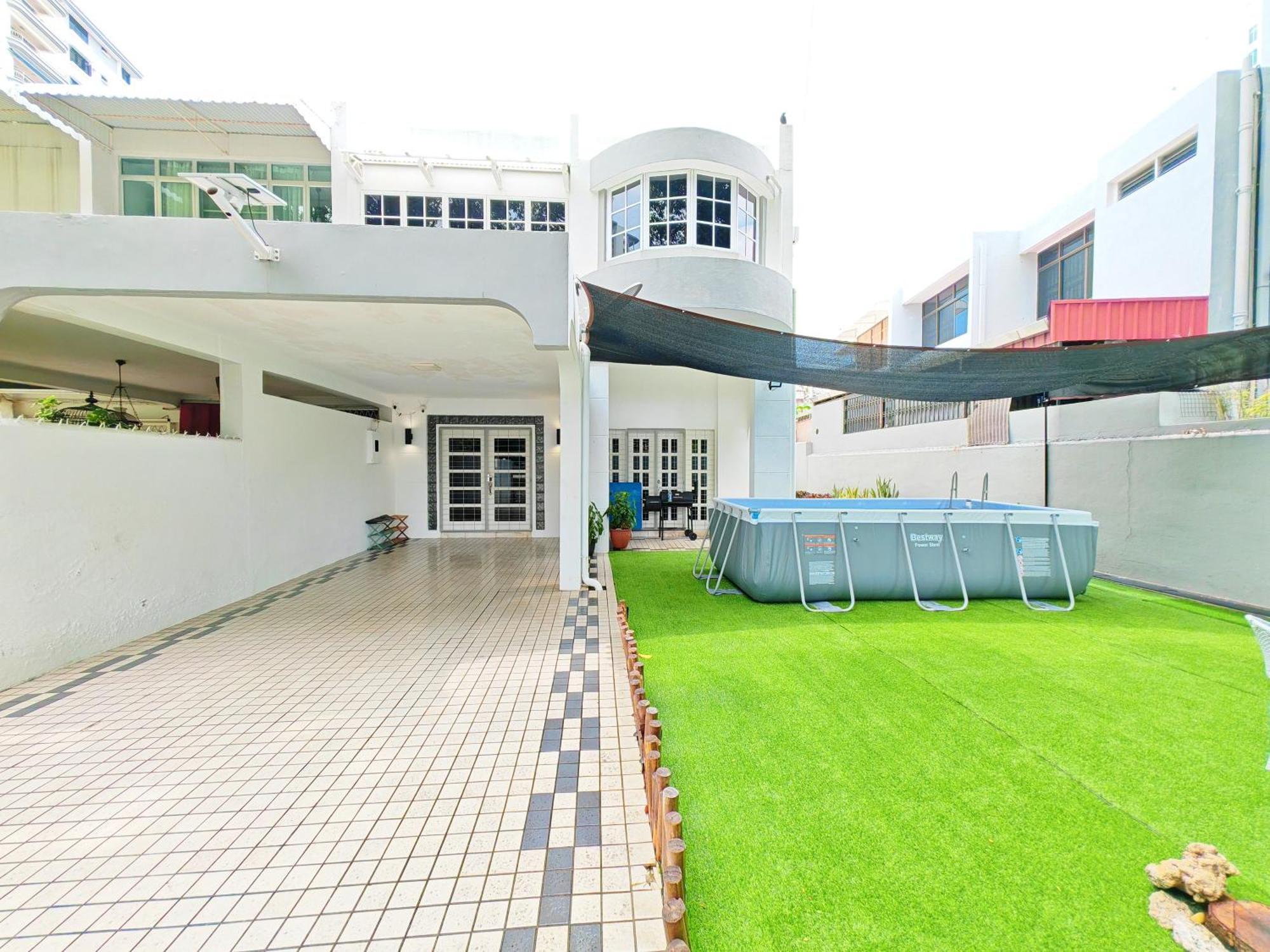 527 Beachhouse L 5 Bedroom With Swimming Pool - 3Min Walk To The Beach Tanjung Bungah  Bagian luar foto