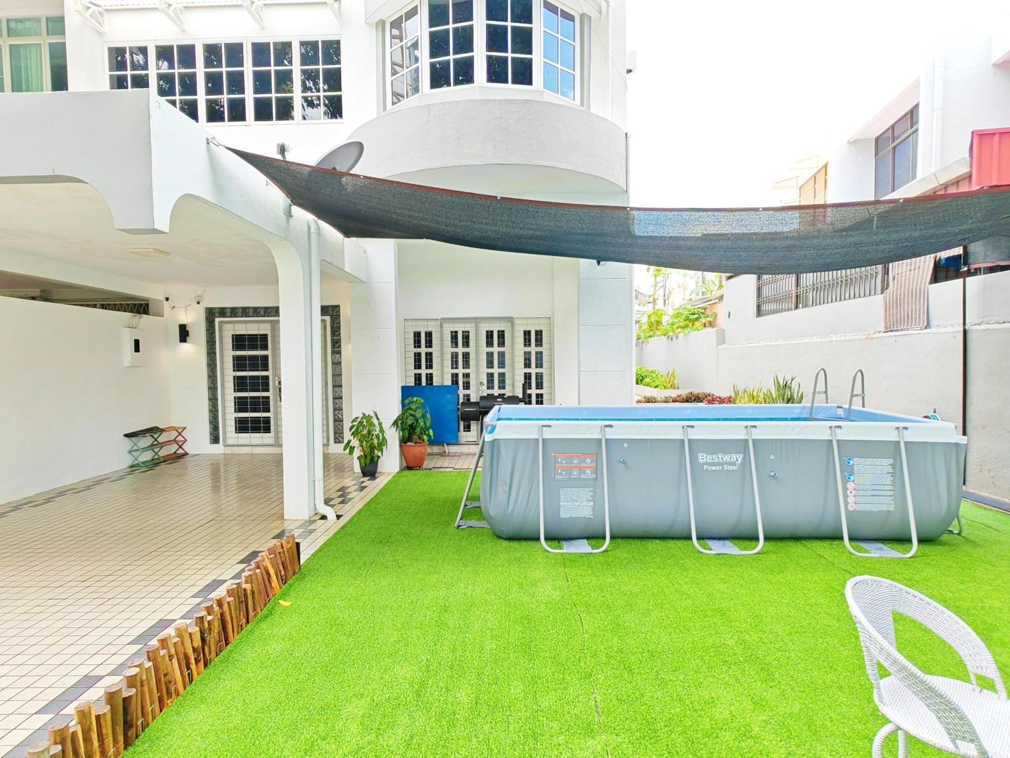 527 Beachhouse L 5 Bedroom With Swimming Pool - 3Min Walk To The Beach Tanjung Bungah  Bagian luar foto
